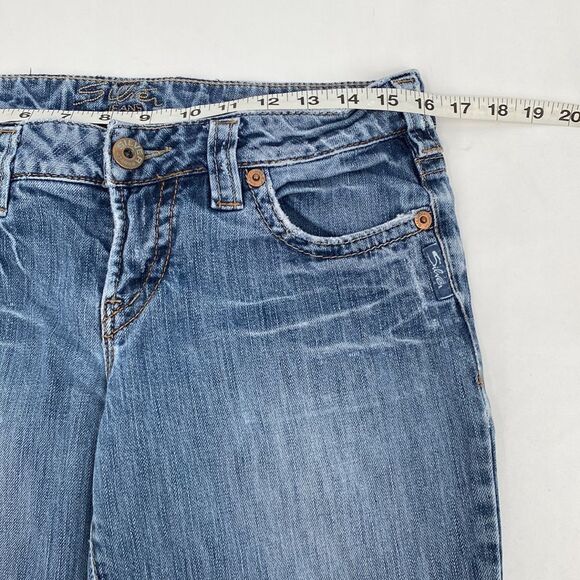 Silver Jeans Womens Stretch Mid Rise Bootcut Aiko Denim Jeans Blue Size 30x29 32 - Picture 10 of 12